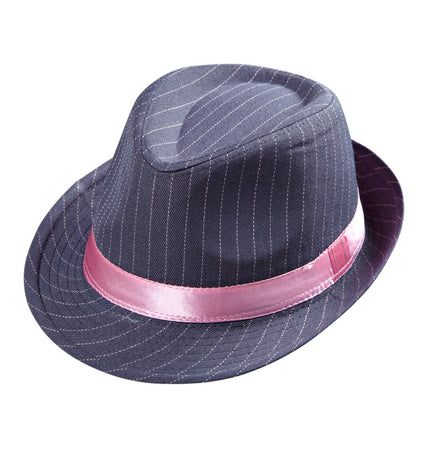 Widmann SRL Fedora Grijs Met Krijtstrepen
