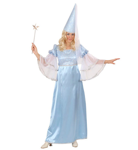 Widmann SRL Fee kostuum Lichtblauw