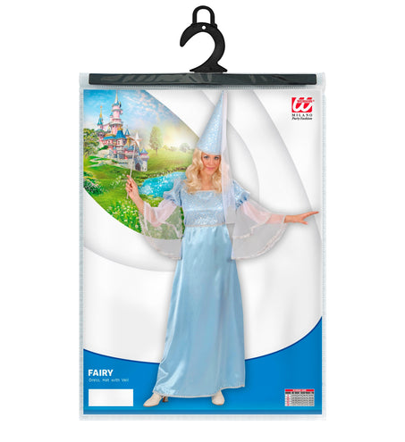 Widmann SRL Fee kostuum Lichtblauw