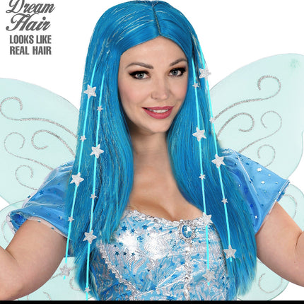 Widmann SRL Feeënpruik blauw met sterren