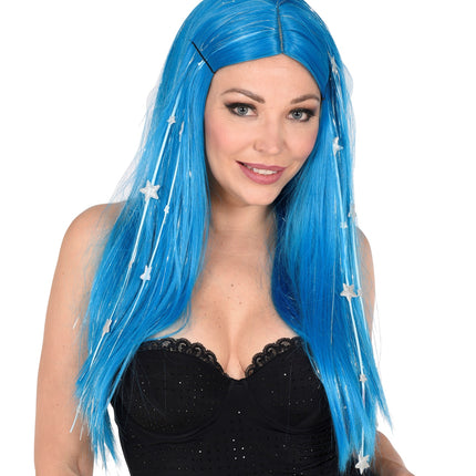 Widmann SRL Feeënpruik blauw met sterren