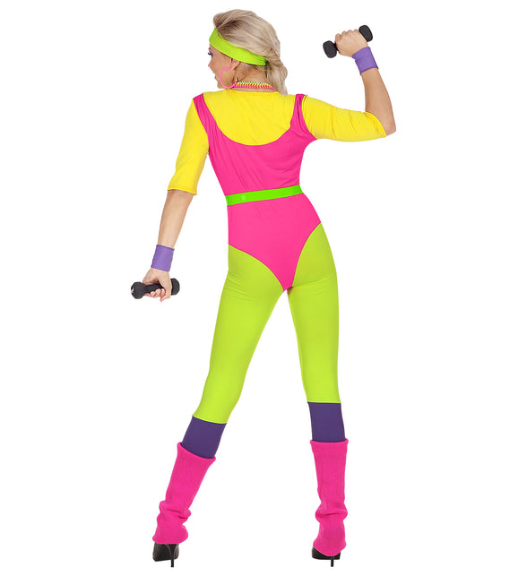 Widmann SRL Fitness instructrice kostuum 80's