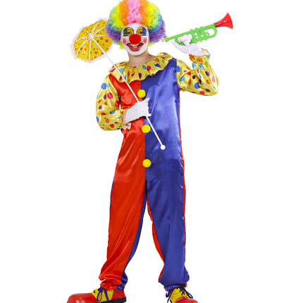 Widmann SRL Fleurig Clown kostuum kind