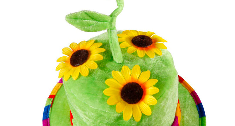 Widmann SRL Fluwelen hoed zonnebloem