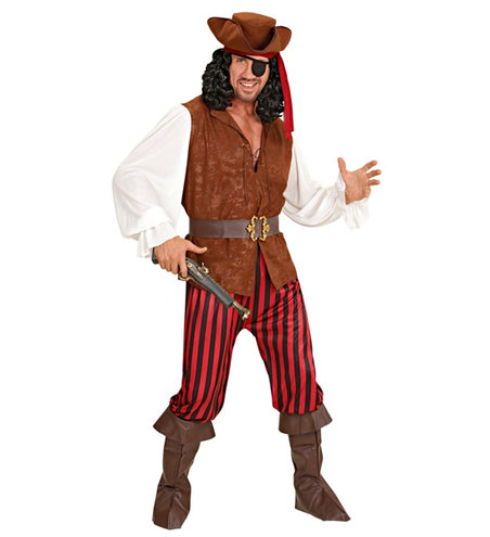 Widmann SRL Folter piraat Kapitein der zeëen kostuum