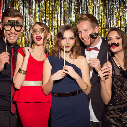 Widmann SRL Foto booth accessoires gelukkig nieuwjaar