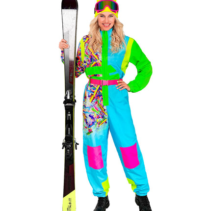 Widmann SRL Fout Ski pak snowboarder lichtblauw/groen