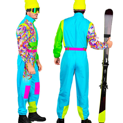 Widmann SRL Fout Ski pak snowboarder lichtblauw/groen