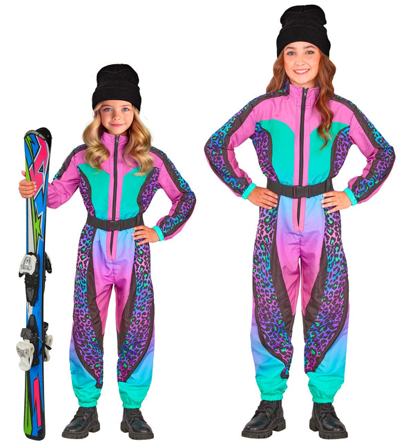 Widmann SRL Fout ski pak snowboarder luipaard multi kinderen
