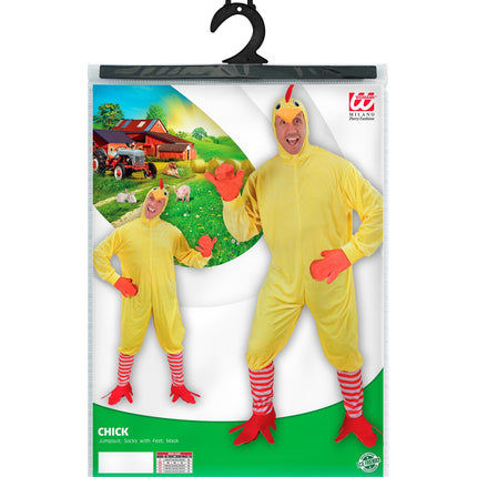 Widmann SRL Gele kuikenpak volwassenen