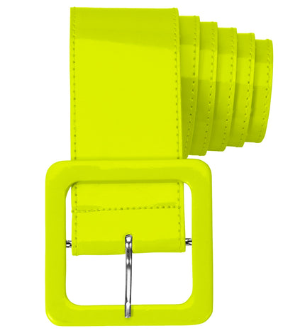 Widmann SRL Gele neon riem vinyl