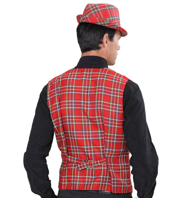 Widmann SRL Geruit vest Tartan motief rood