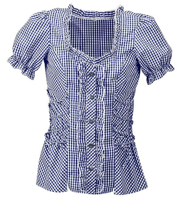 Widmann SRL Geruite blouse Katja