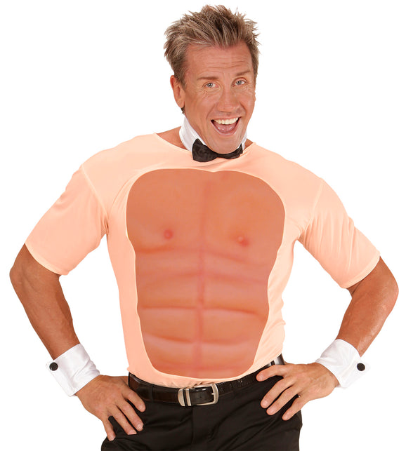 Widmann SRL Gespierd shirt six pack heren