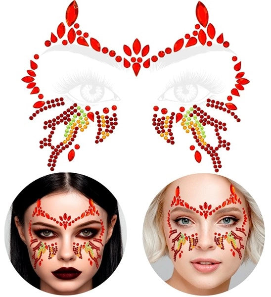 Widmann SRL Gezichtsdecoratie duivel Isa