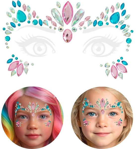 Widmann SRL Gezichtsdecoratie eenhoorn Sophie