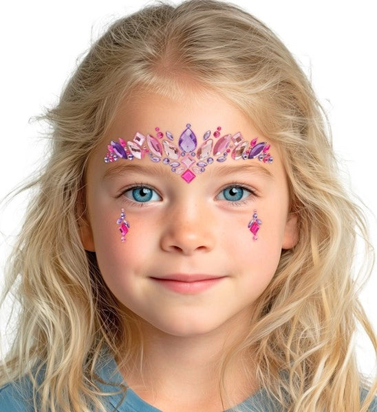 Widmann SRL Gezichtsdecoratie prinses Juliette kind