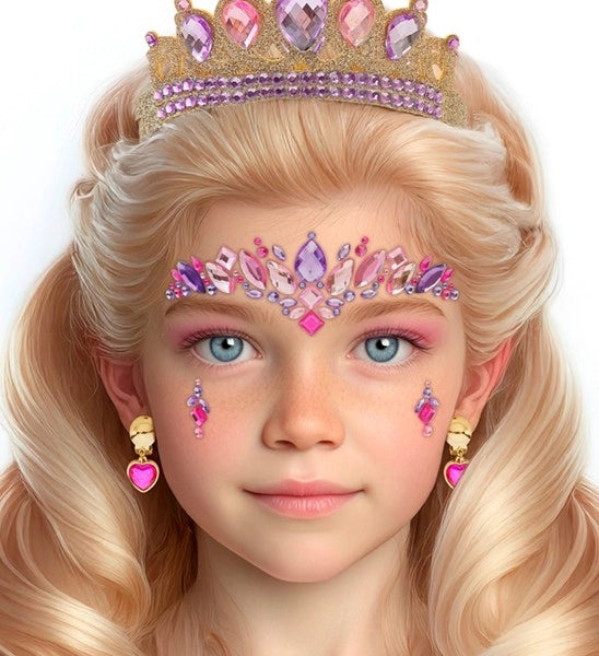 Widmann SRL Gezichtsdecoratie prinses Juliette kind