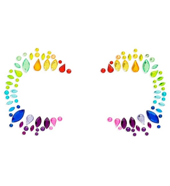 Widmann SRL Gezichtsdecoratie regenboog Lotte