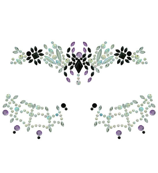 Widmann SRL Gezichtsdecoratie spinnenweb en spin Emma