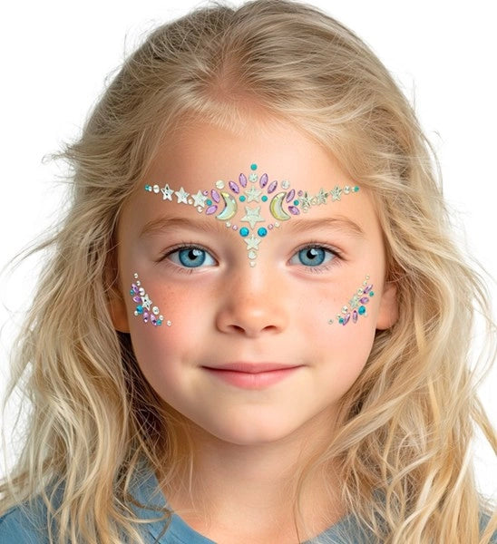 Widmann SRL Gezichtsdecoratie tovenaar / heks Milan kind