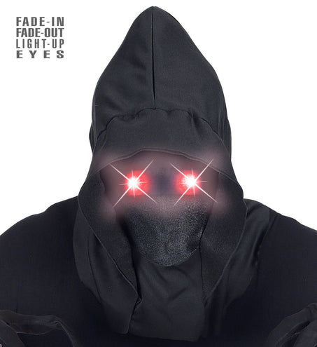 Widmann SRL Gezichtsloos Masker Met Kap Rood Licht