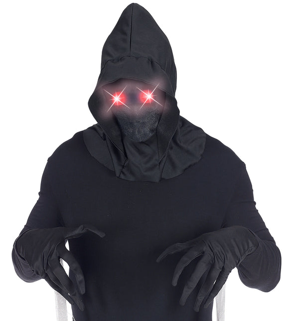 Widmann SRL Gezichtsloos Masker Met Kap Rood Licht