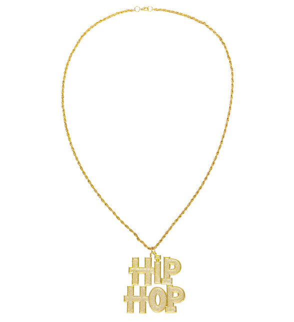Widmann SRL Gouden bling bling hip hop halsketting