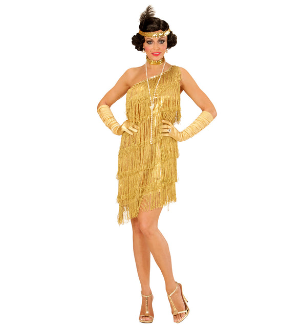 Widmann SRL Gouden Charlestonjurk voor party's
