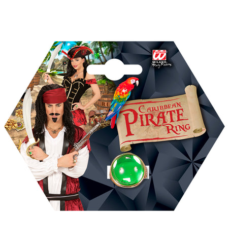 Widmann SRL Gouden ring met groene steen