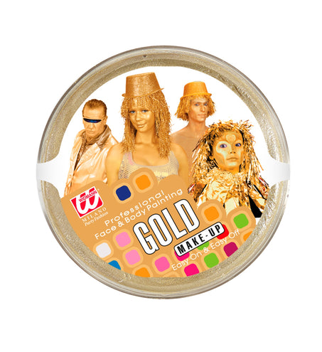Widmann SRL Gouden schmink voor carnaval