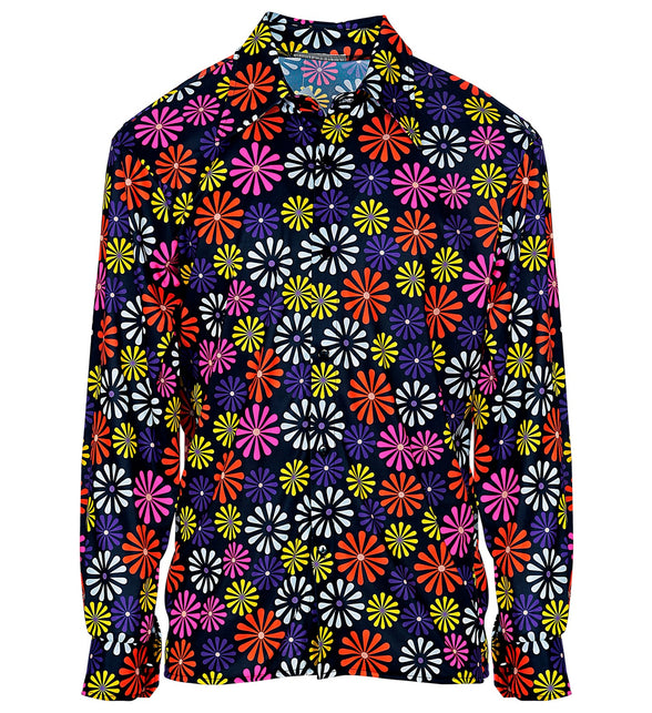 Widmann SRL Groovy shirt bloem jaren 70