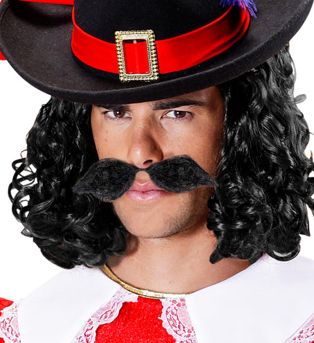 Widmann SRL Grote zwarte snor