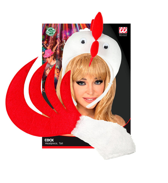 Widmann SRL Haan diadeem met staart