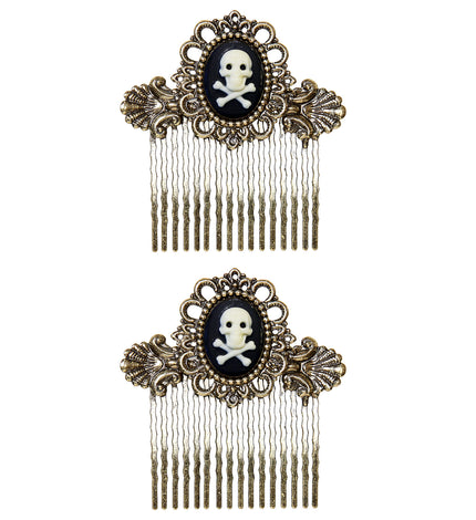 Widmann SRL Haarklemmen schedel met botten