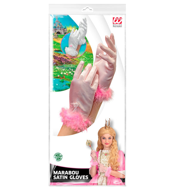 Widmann SRL Handschoenen roze glamour kinderen