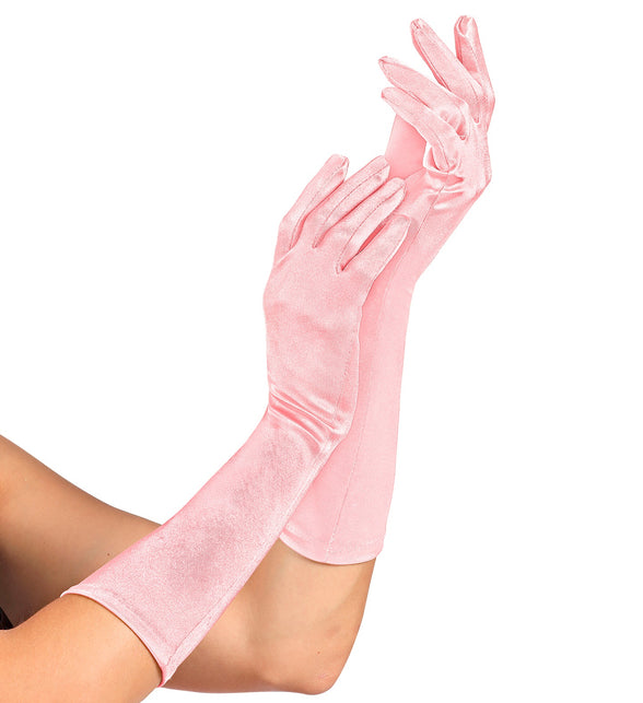 Widmann SRL Handschoenen satijn elastisch licht roze