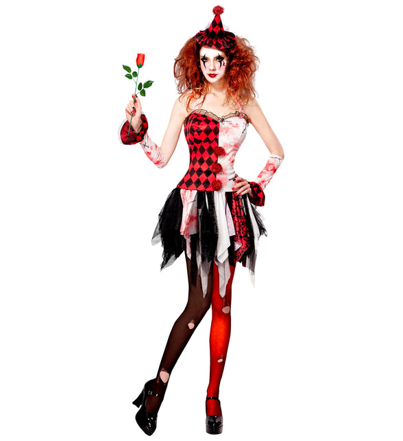 Widmann SRL Harlekijn jurkje halloween