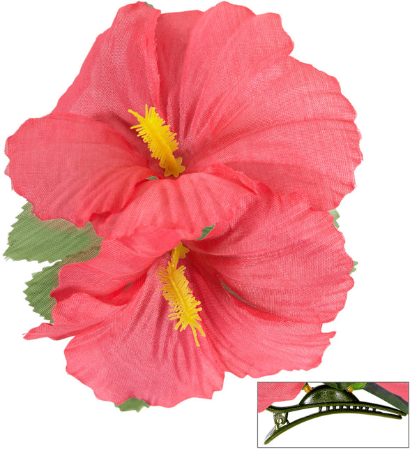 Widmann SRL Hawaii bloem haarclip roze