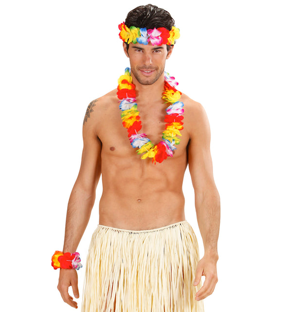 Widmann SRL Hawaii slinger verkleedset Fleur