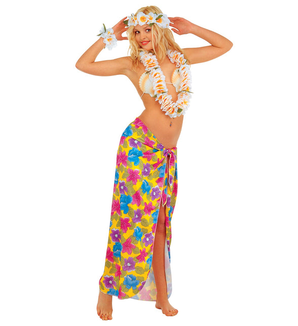 Widmann SRL Hawaiiaanse Pareo rok geel