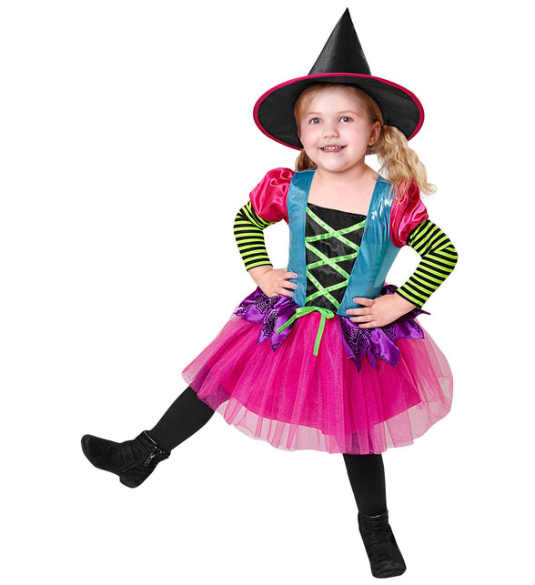 Widmann SRL Heksen ballerina jurkje kinderen