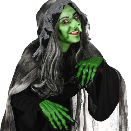 Widmann SRL Heksen handschoenen groen