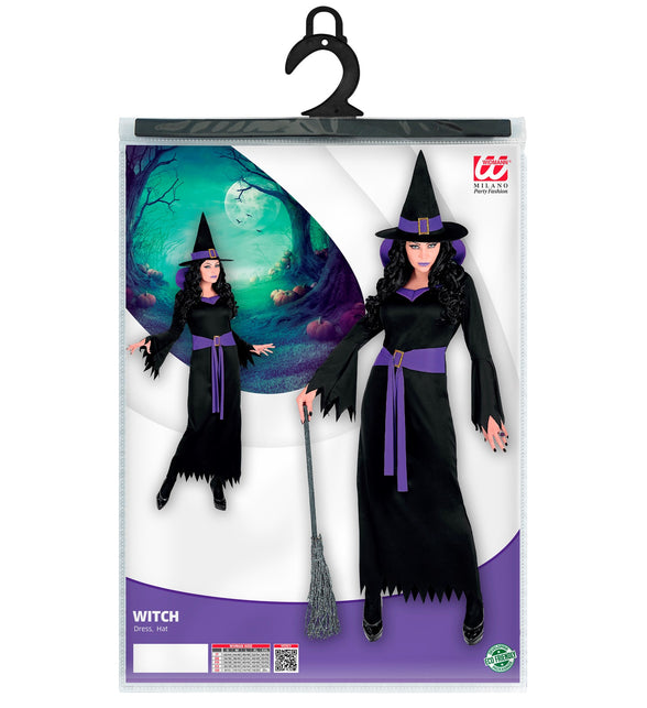 Widmann SRL Heksen jurk voor dames paars