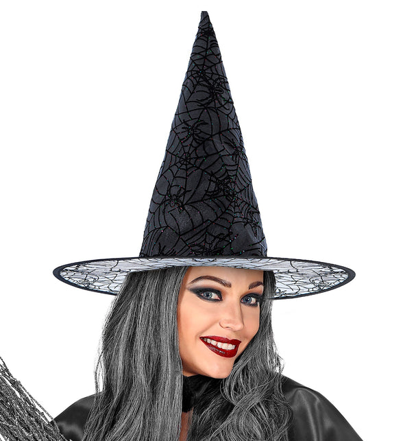 Widmann SRL Heksenhoed met kanten randen