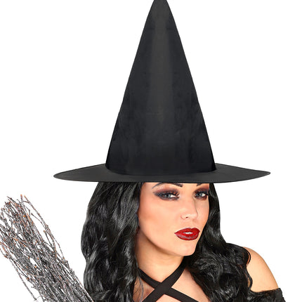 Widmann SRL Heksenhoed zwart
