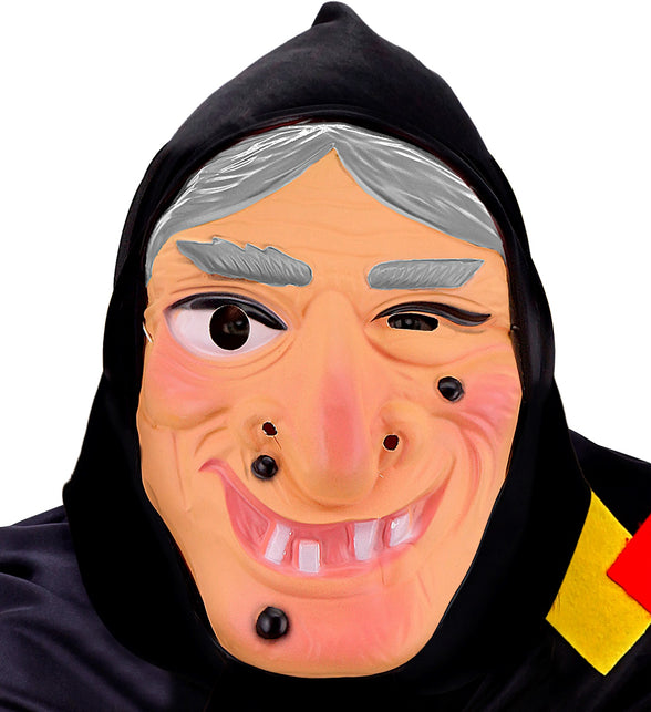Widmann SRL Heksenmasker Tinie  met hoofddoek