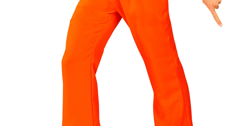 Widmann SRL Heren disco broek jaren 70 oranje