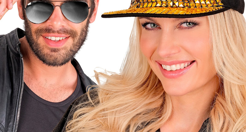 Widmann SRL Hip hop cap goud/zwart