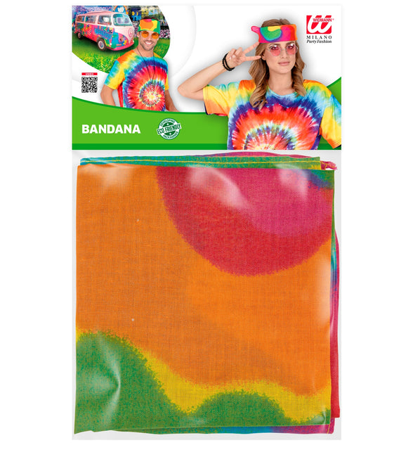 Widmann SRL Hippie tie-dye bandana
